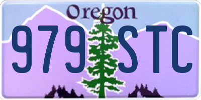 OR license plate 979STC