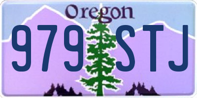 OR license plate 979STJ