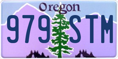 OR license plate 979STM