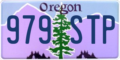 OR license plate 979STP