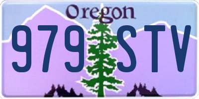 OR license plate 979STV