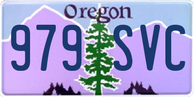 OR license plate 979SVC