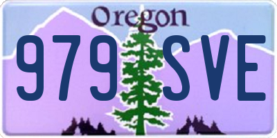 OR license plate 979SVE