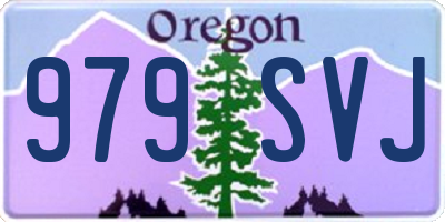 OR license plate 979SVJ