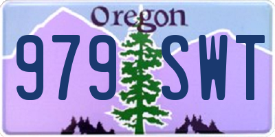 OR license plate 979SWT