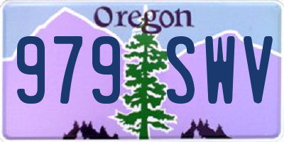 OR license plate 979SWV