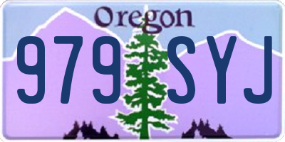 OR license plate 979SYJ
