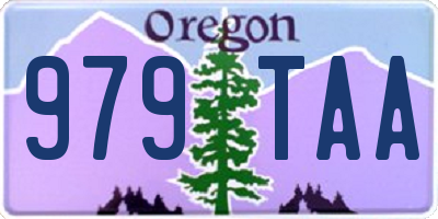 OR license plate 979TAA