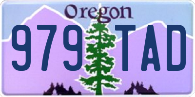 OR license plate 979TAD