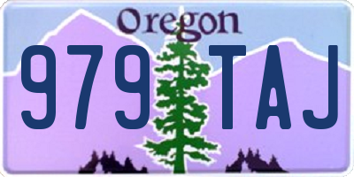 OR license plate 979TAJ