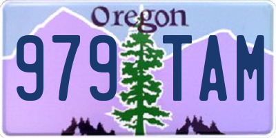 OR license plate 979TAM