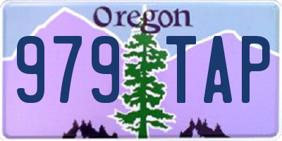 OR license plate 979TAP