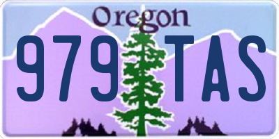 OR license plate 979TAS