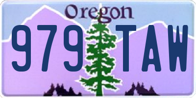 OR license plate 979TAW