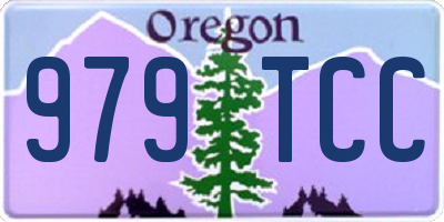 OR license plate 979TCC