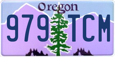 OR license plate 979TCM