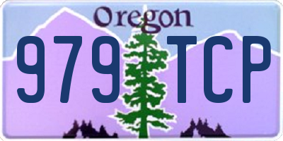 OR license plate 979TCP