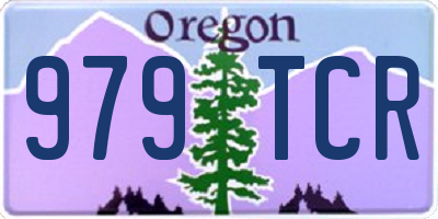 OR license plate 979TCR