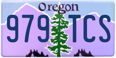 OR license plate 979TCS