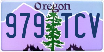 OR license plate 979TCV