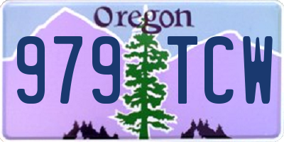 OR license plate 979TCW