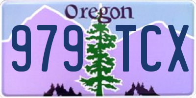 OR license plate 979TCX