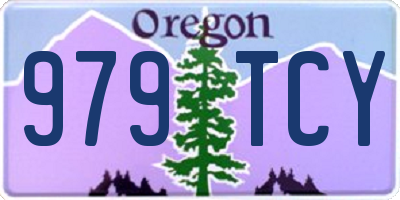OR license plate 979TCY