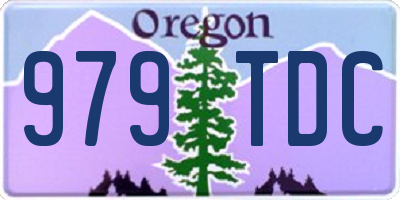 OR license plate 979TDC