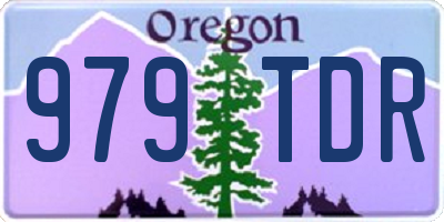 OR license plate 979TDR