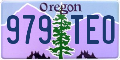 OR license plate 979TEO
