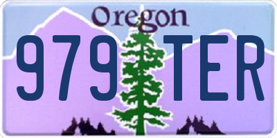 OR license plate 979TER