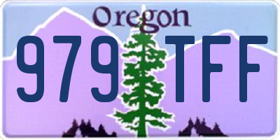 OR license plate 979TFF