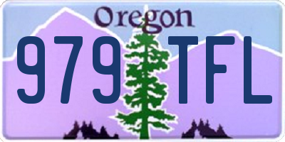 OR license plate 979TFL