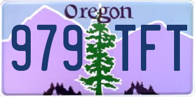 OR license plate 979TFT