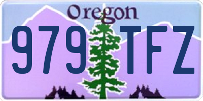 OR license plate 979TFZ