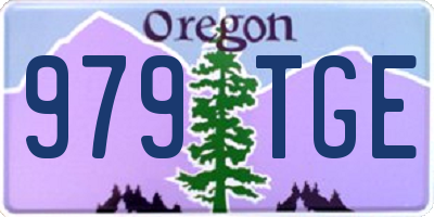 OR license plate 979TGE