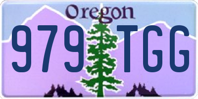 OR license plate 979TGG