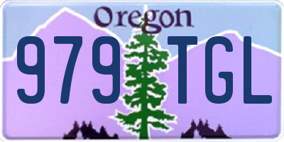 OR license plate 979TGL
