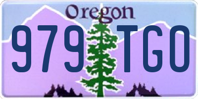 OR license plate 979TGO