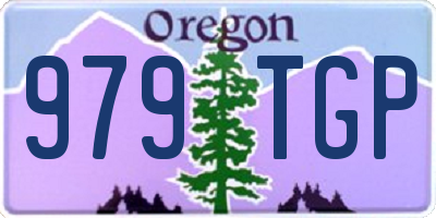 OR license plate 979TGP