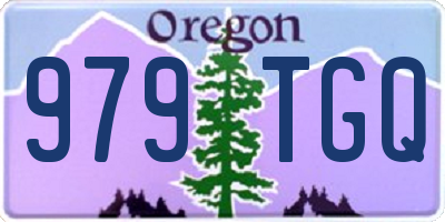 OR license plate 979TGQ