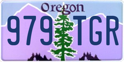 OR license plate 979TGR