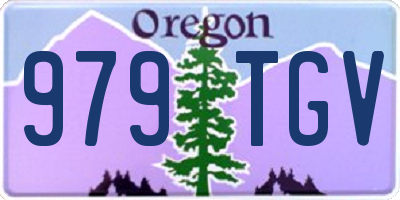 OR license plate 979TGV