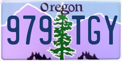 OR license plate 979TGY