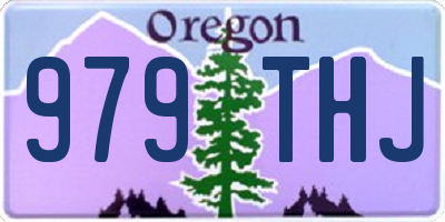OR license plate 979THJ