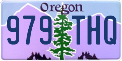 OR license plate 979THQ
