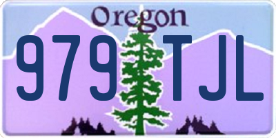 OR license plate 979TJL