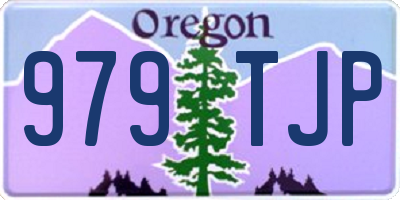 OR license plate 979TJP