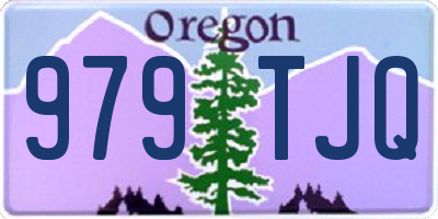 OR license plate 979TJQ