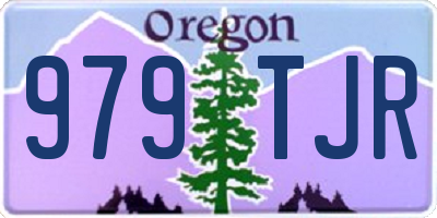 OR license plate 979TJR